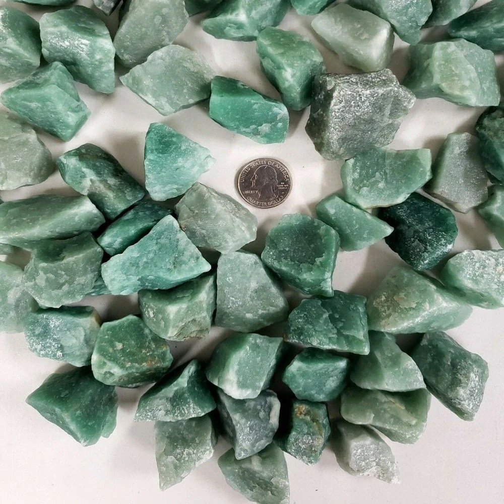 Raw Green Aventurine Stones - Image 3