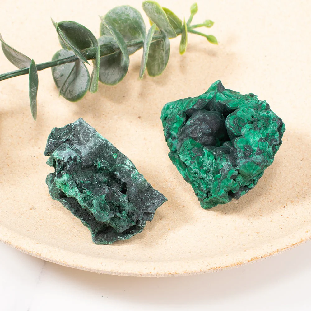 Raw Green Malachite Stones - Image 4
