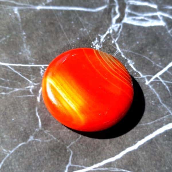 Red Agate Circle Crystal - Image 2