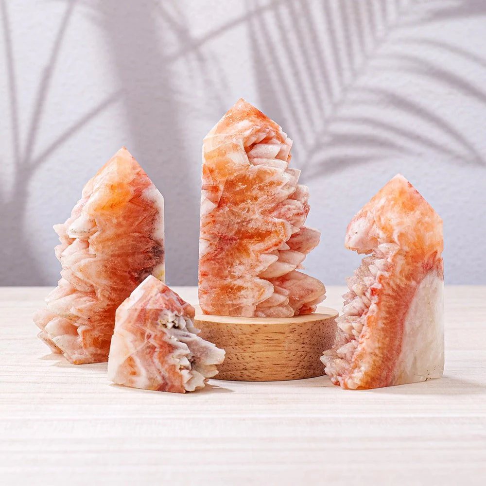 Red Tooth Agate Crystal Tower - Image 6