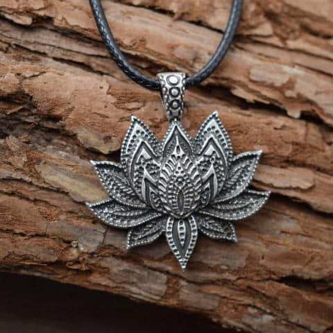 Renewal Lotus Flower Necklace - Image 4