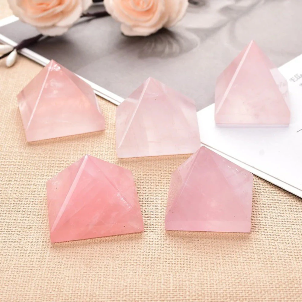 Rose Quartz Love Energy Pyramid - Image 2