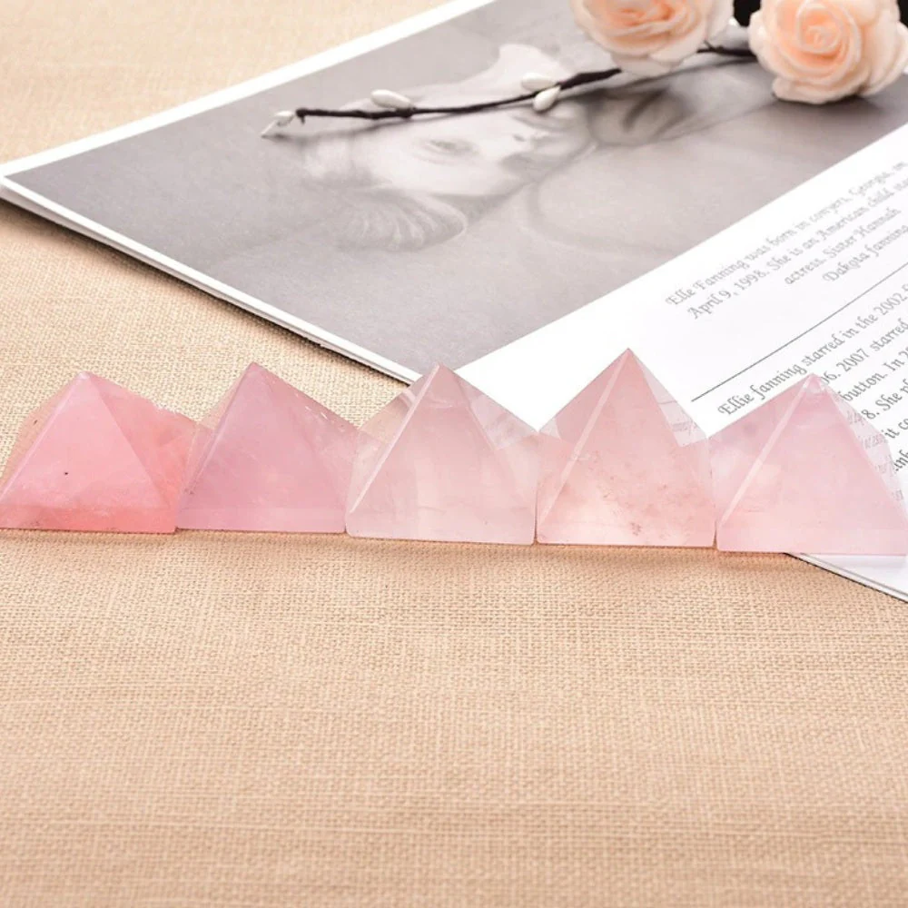 Rose Quartz Love Energy Pyramid - Image 3