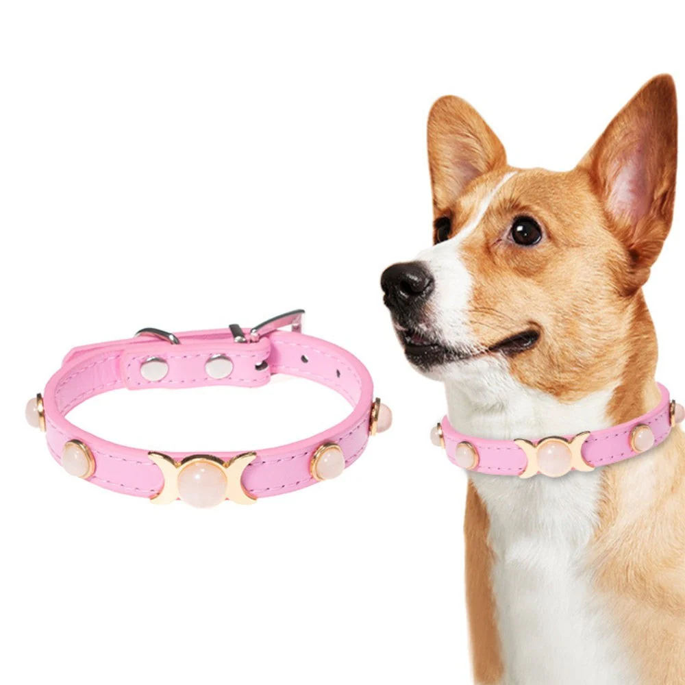 Rose Quartz Pet Collar - Image 3