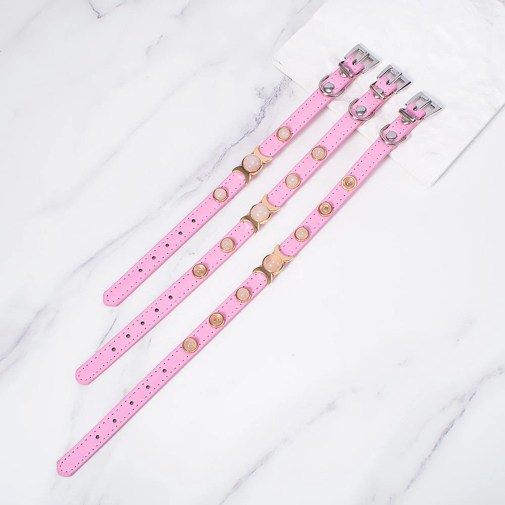 Rose Quartz Pet Collar - Image 5