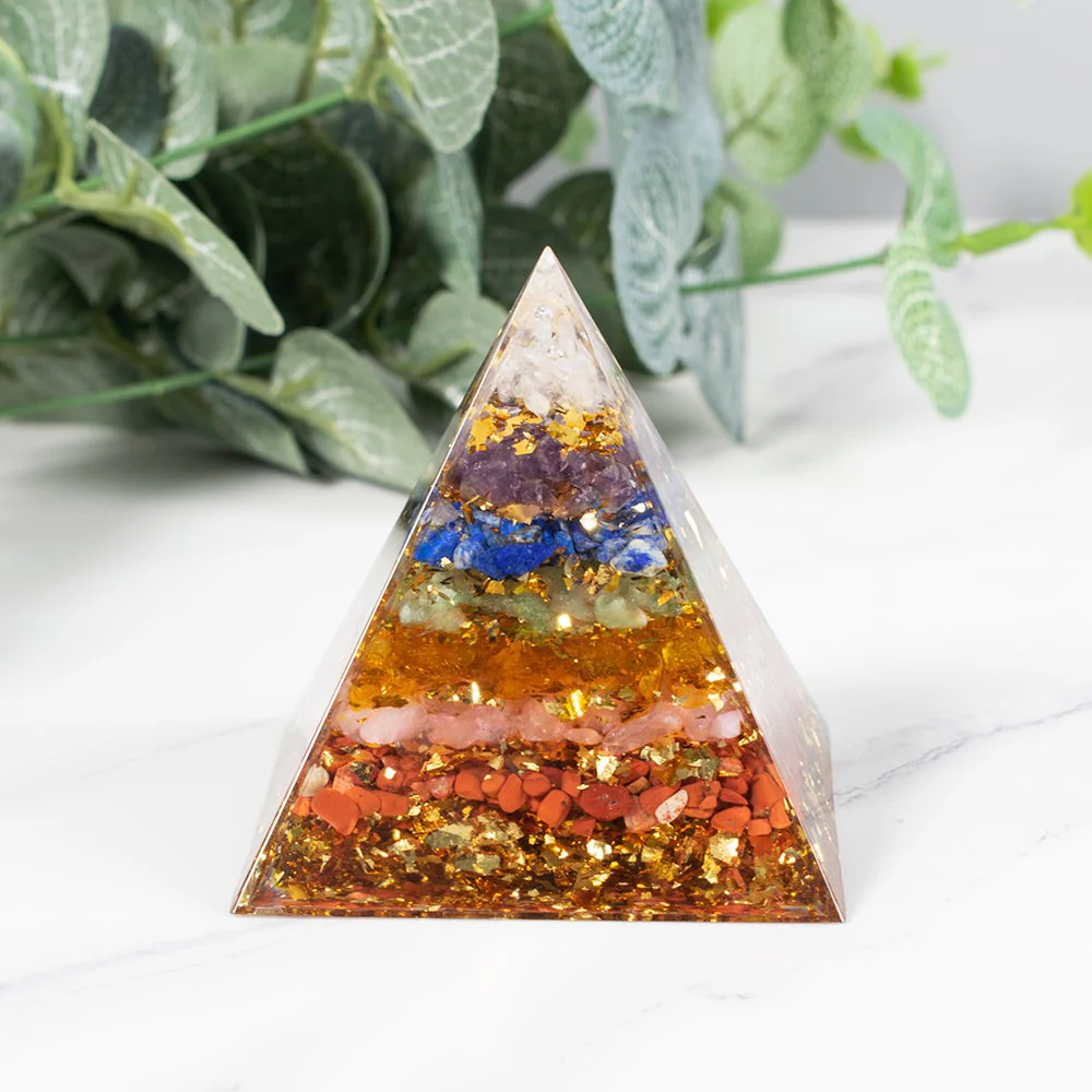Seven Chakra Energy Orgone Pyramid - Image 4