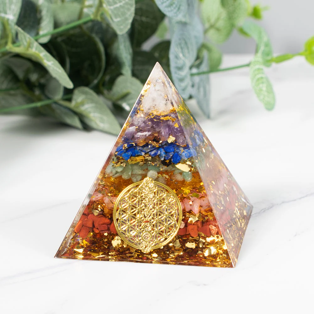 Seven Chakra Energy Orgone Pyramid - Image 6