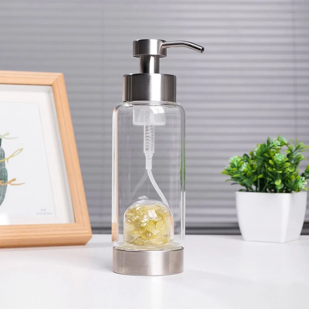Shampoo & Soap Crystal Bottle Dispenser - Image 4