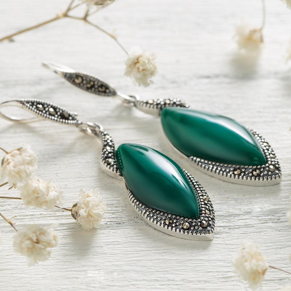 Silver Feminine Charm Earrings - Image 5
