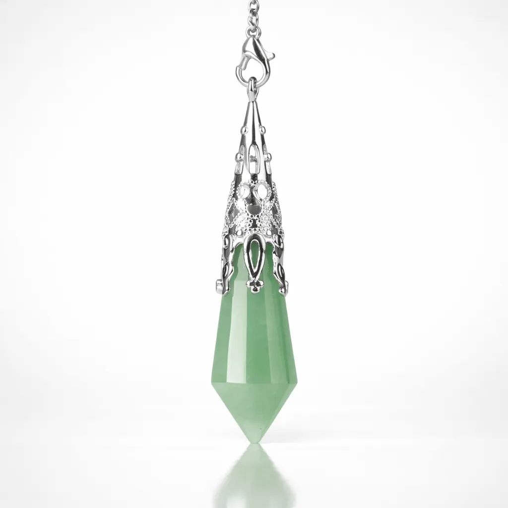 Silver-Plated Copper Retro Pattern Pendant — Timeless Elegance with Healing Energy - Image 4