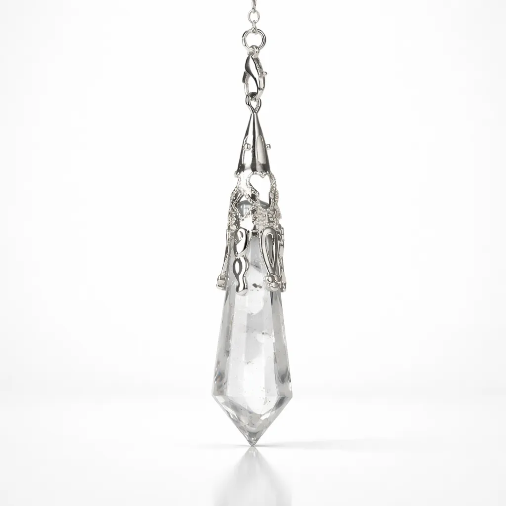 Silver-Plated Copper Retro Pattern Pendant — Timeless Elegance with Healing Energy - Image 6