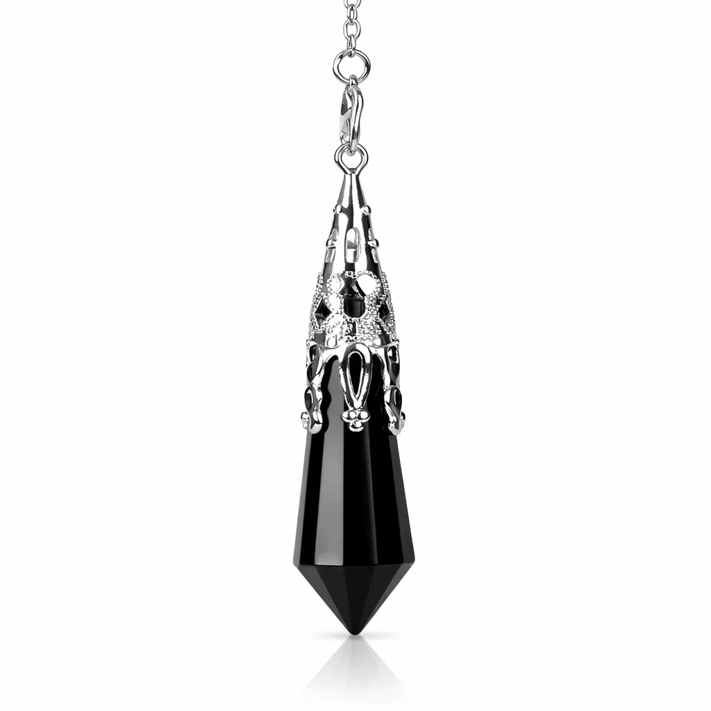 Silver-Plated Copper Retro Pattern Pendant — Timeless Elegance with Healing Energy - Image 7