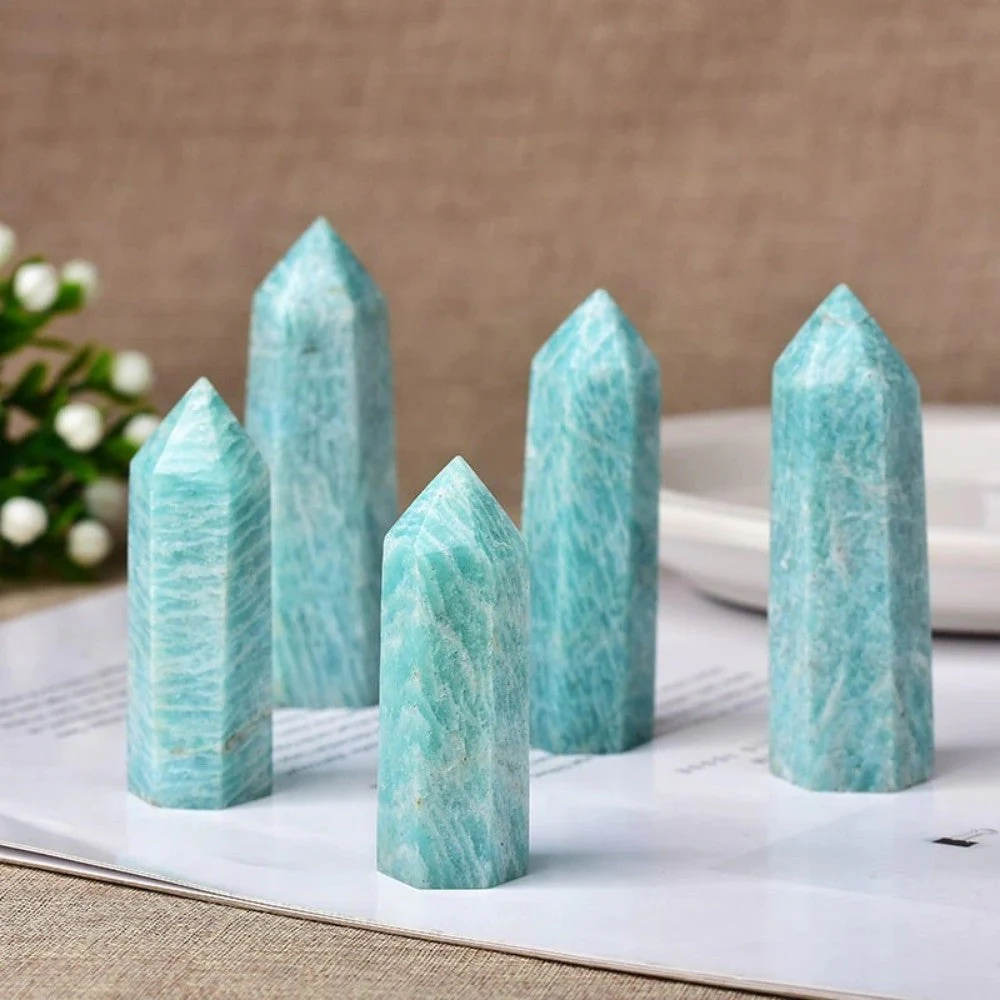 Soothing Amazonite Crystal Wand - Image 2