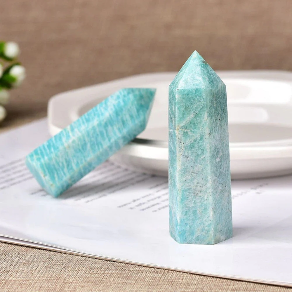Soothing Amazonite Crystal Wand - Image 3