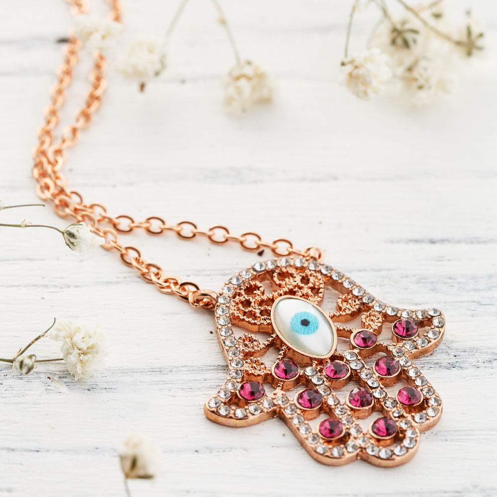 Hamsa Eye Necklace - Image 11