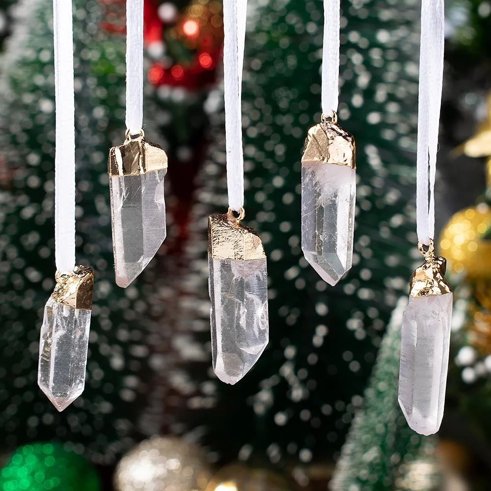 Spiritual Clear Quartz Christmas Decor - Image 5