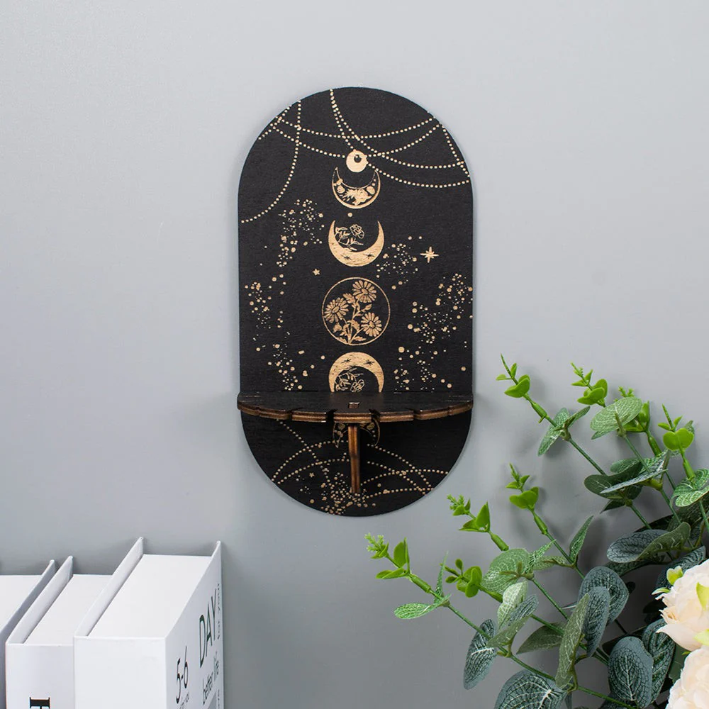 Spiritual Symbolism Crystal Altar Display Shelf - Image 2
