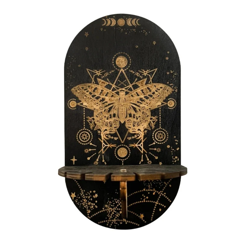 Spiritual Symbolism Crystal Altar Display Shelf - Image 5