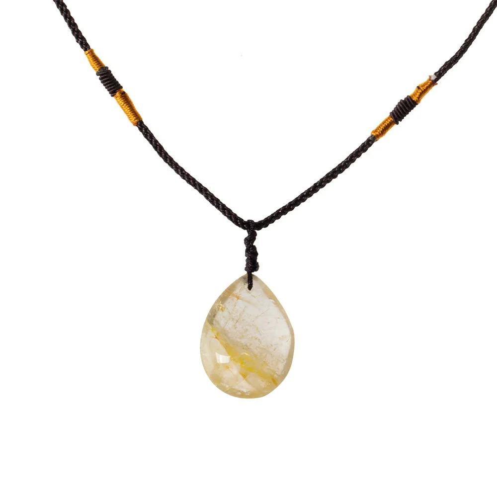 Sun-kissed Citrine Crystal Necklace - Image 5
