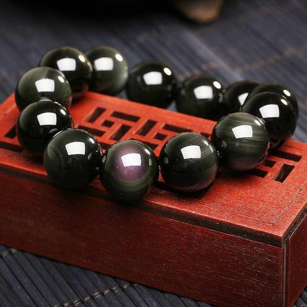 Anti-stress Rainbow Obsidian Bracelet - Image 7