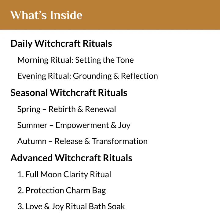 The Complete Witchcraft Rituals & Empowerment Guide - Image 2