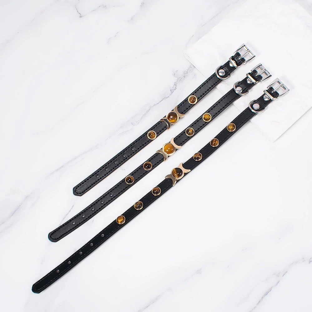 Tiger's Eye Pet Collar - Image 4