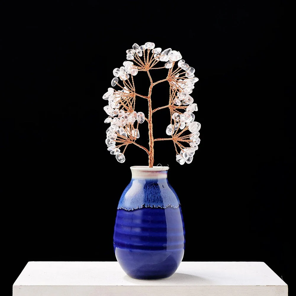 Tree of Life Crystals with Ceramic Vase - Image 7