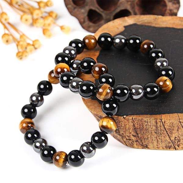 Triple Stone Protection Bracelet - Image 3