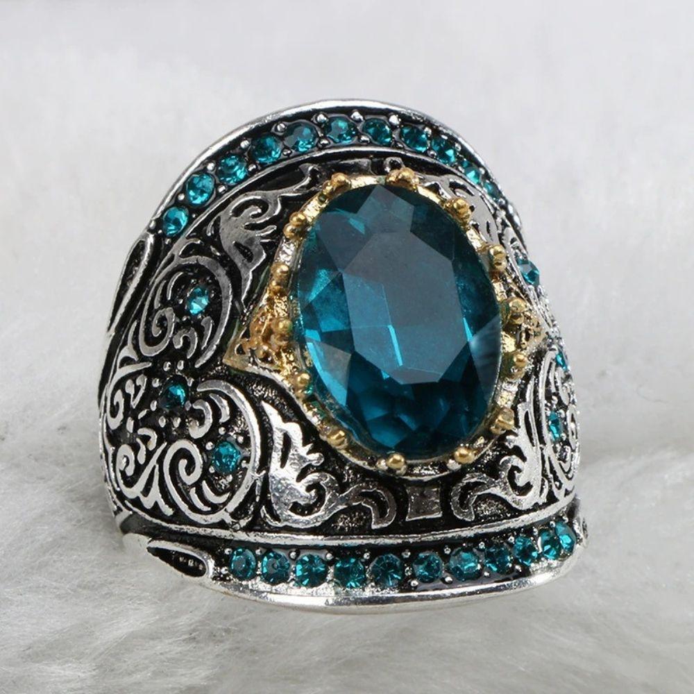 Sea Treasure Aquamarine March Birthstone Ring - Image 3