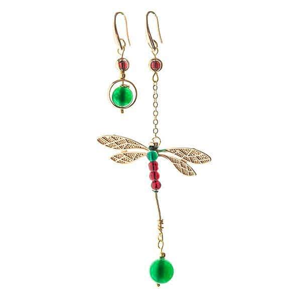 Vintage Dragonfly Earrings - Image 4