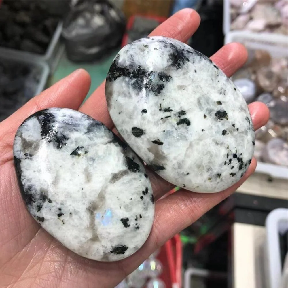 White Moonstone Palm Stone - Image 2