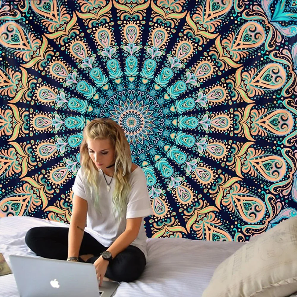 Wondrous Mandala Tapestry Decor - Image 3