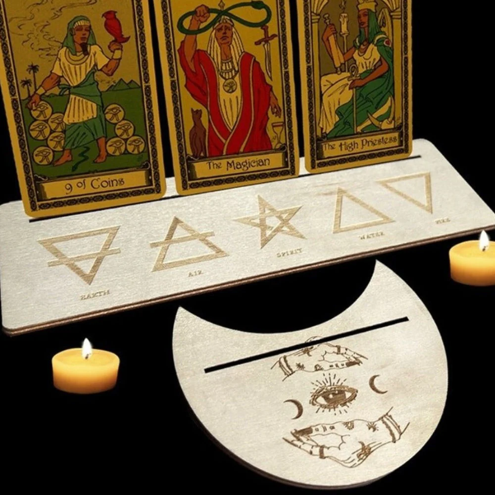 Wooden Tarot Card Divination Altar - Image 2