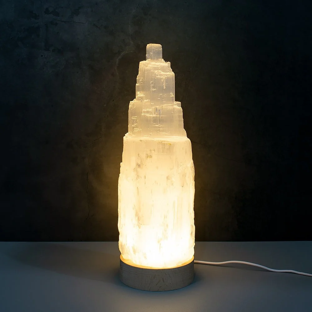 XXL Giant Selenite Crystal Lamp - Image 6