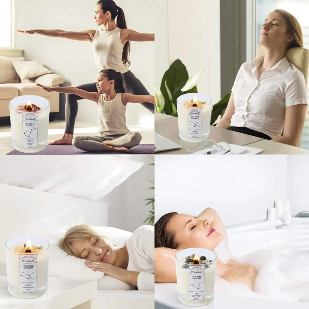 Zodiac Gemstone Scented Candle - Image 10