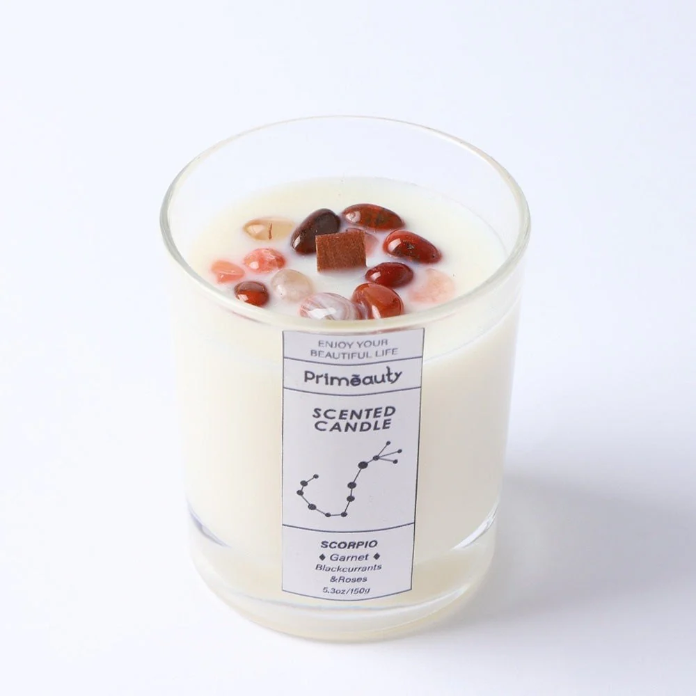 Zodiac Gemstone Scented Candle - Image 11