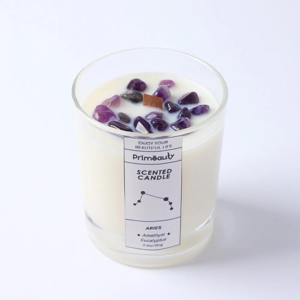 Zodiac Gemstone Scented Candle - Image 12