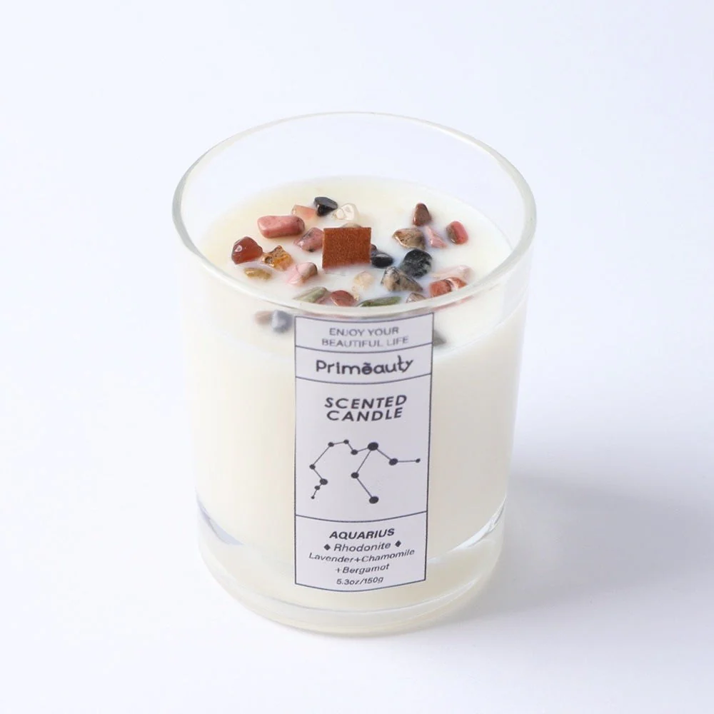 Zodiac Gemstone Scented Candle - Image 14