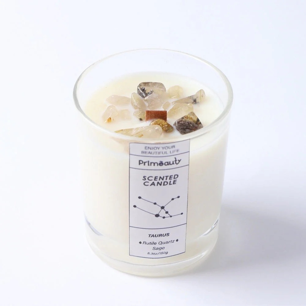 Zodiac Gemstone Scented Candle - Image 20